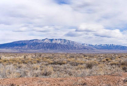 View of mountains from Rio Rancho, near Enchanted Hills, NM